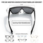 ROCKBROS Polarisierte Fahrradbrille Kurzsichtbrille Überbrille Unisex Sportbrille