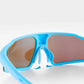 ROCKBROS polarisierte Sonnenbrille mit UV400 Schutz Hellblau Unisex