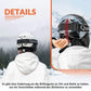 ROCKBROS-Qunature Skihelm mit Ohrenschützern Schneehelm Winter für Skifahren