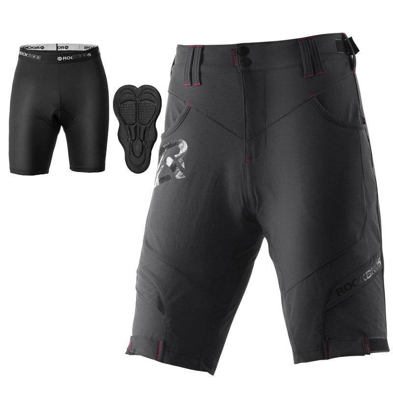 ROCKBROS Radhose Herren Kurz atmungsaktiv Anti-Stoß Fahrradhose