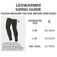 ROCKBROS Radsport Beinlinge Knieschutz Winter Anti Rutschen Beinwärmer