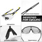 ROCKBROS Sonnenbrille für Männer & Frauen UV-Schutz Fahrradbrille