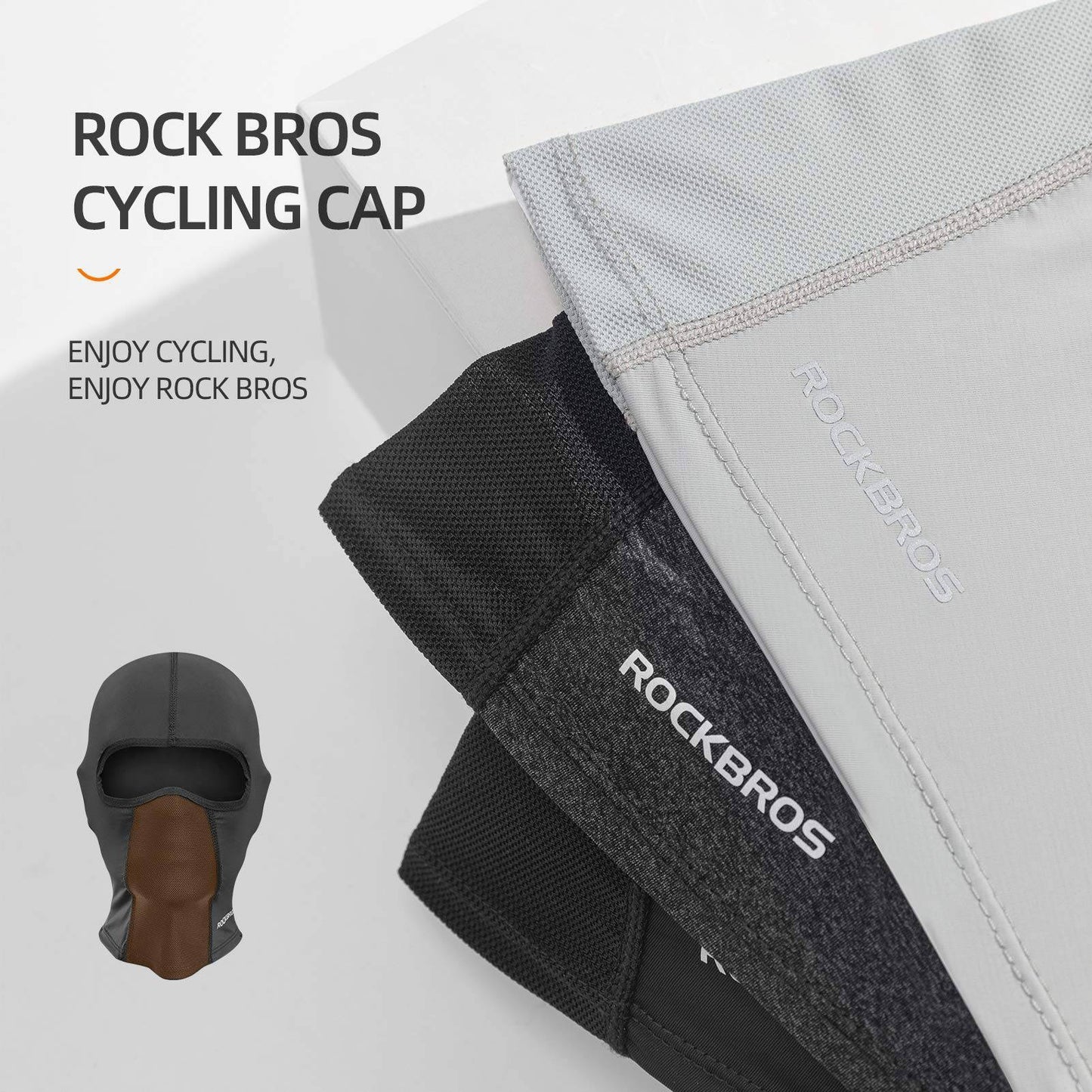ROCKBROS Sturmhaube Bandana UPF 50+ Elastisch Multifunktionstuch Unisex