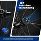 ROCKBROS T700 Carbon Laufradsatz 28‘‘ 50mm Scheibenbremse Steckachse Laufrad Set für Rennrad und SHIMANO 8-12 Fach 24 Speichen 36T-Stahllager