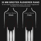 ROCKBROS T700 Carbon Laufradsatz 55mm Scheibenbremse Steckachse Laufrad Set für Rennrad Inklusive Vakuum-Reifenkissen