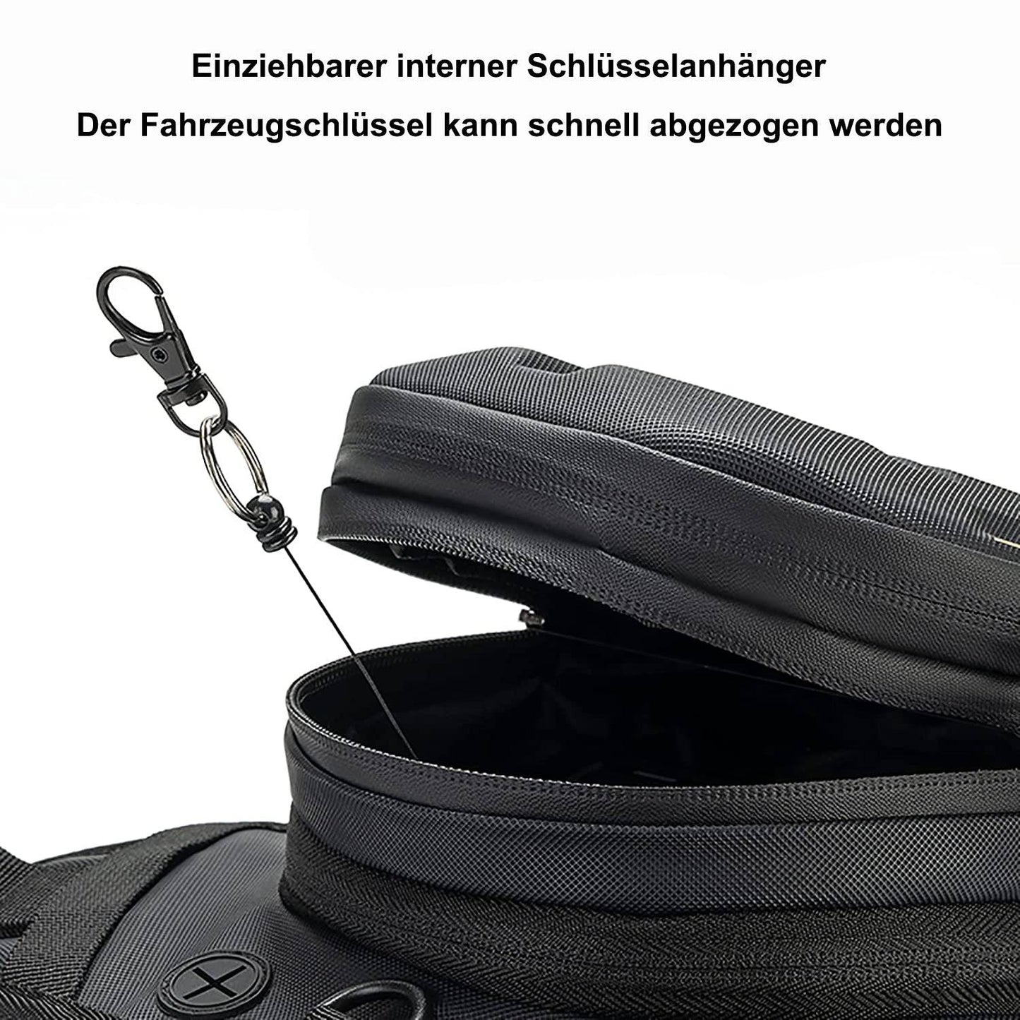ROCKBROS Tankrucksack Magnet Motorrad Beintasche mit Schultertragegurt
