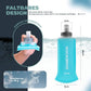 ROCKBROS Trinkflasche Faltbare Wasserflasche 500ml für Laufen Wandern Radfahren