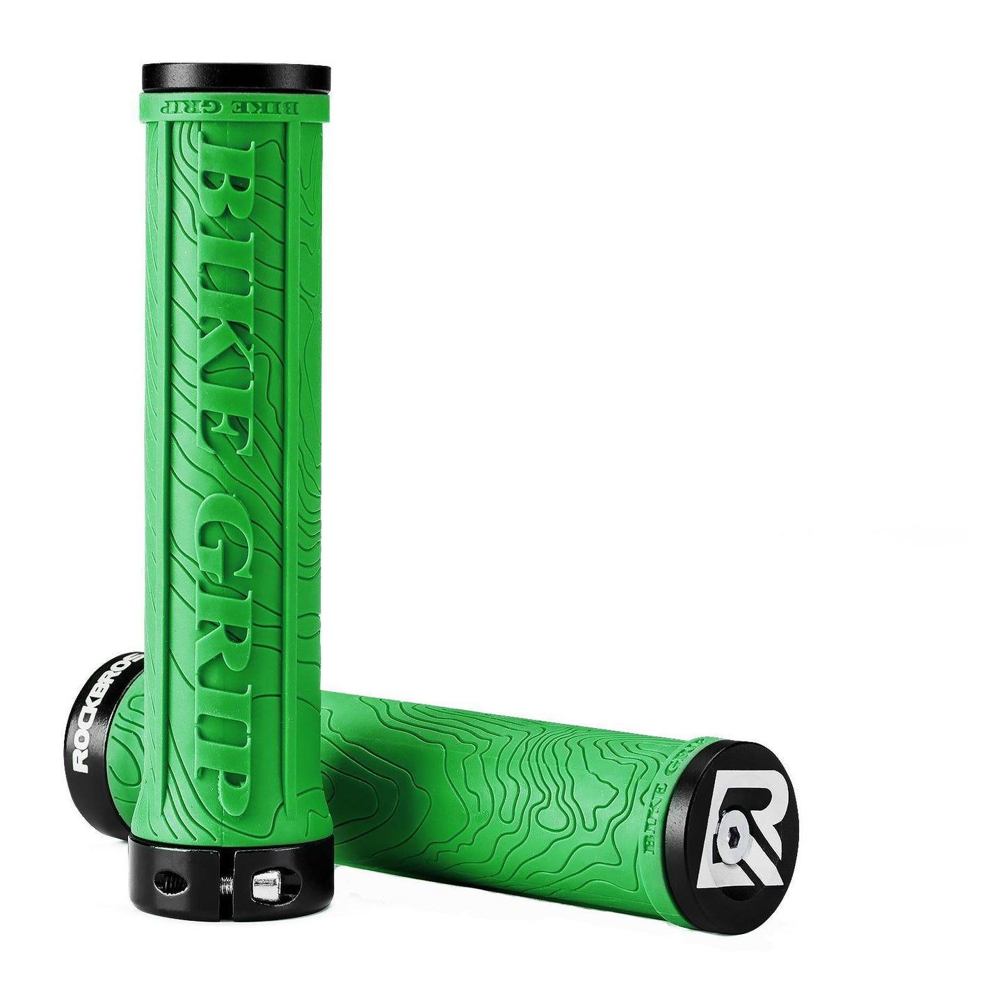 ROCKBROS Ultra-Leicht Fahrradgriffe aus Gummi mit Aluminium Lock-on Design