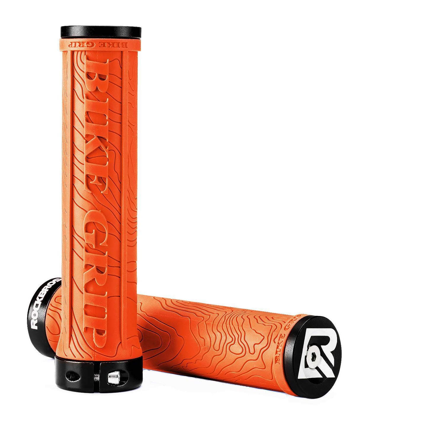 ROCKBROS Ultra-Leicht Fahrradgriffe aus Gummi mit Aluminium Lock-on Design