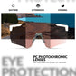 ROCKBROS Ultraleicht Fahrradbrille Selbsttönende Sonnenbrille mit UV400-Schutz