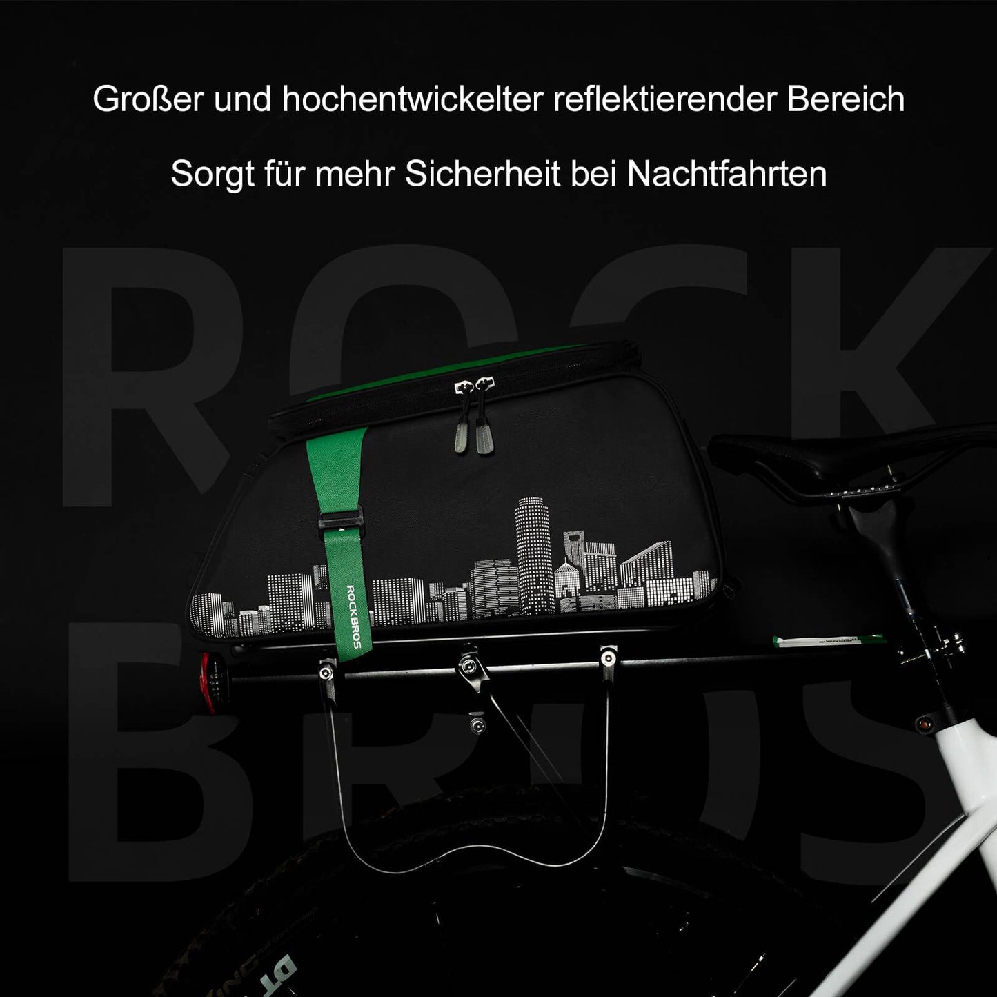ROCKBROS Wasserdichte Gepäckträgertasche Für Fahrrad