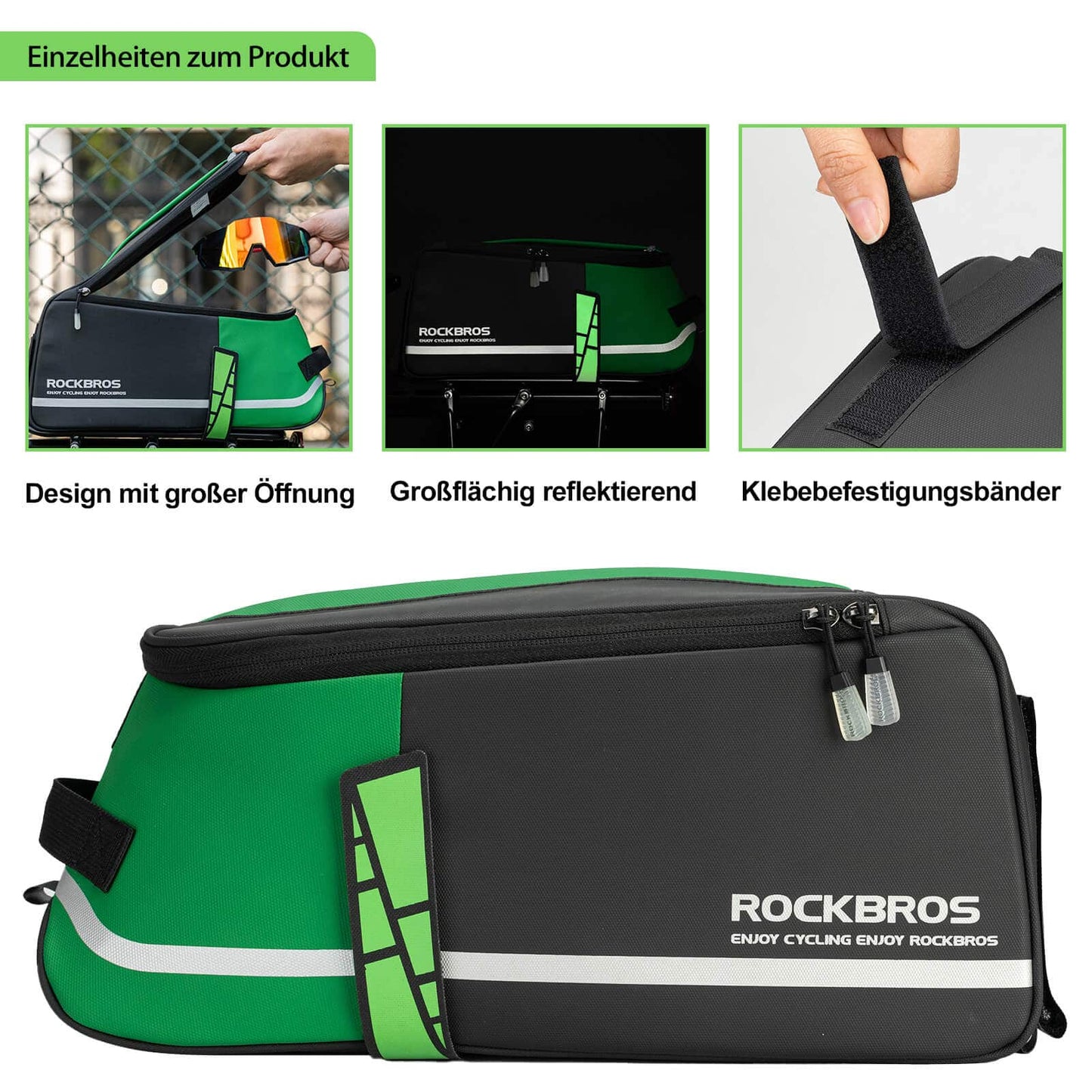 ROCKBROS Wasserdichte Gepäckträgertasche Für Fahrrad
