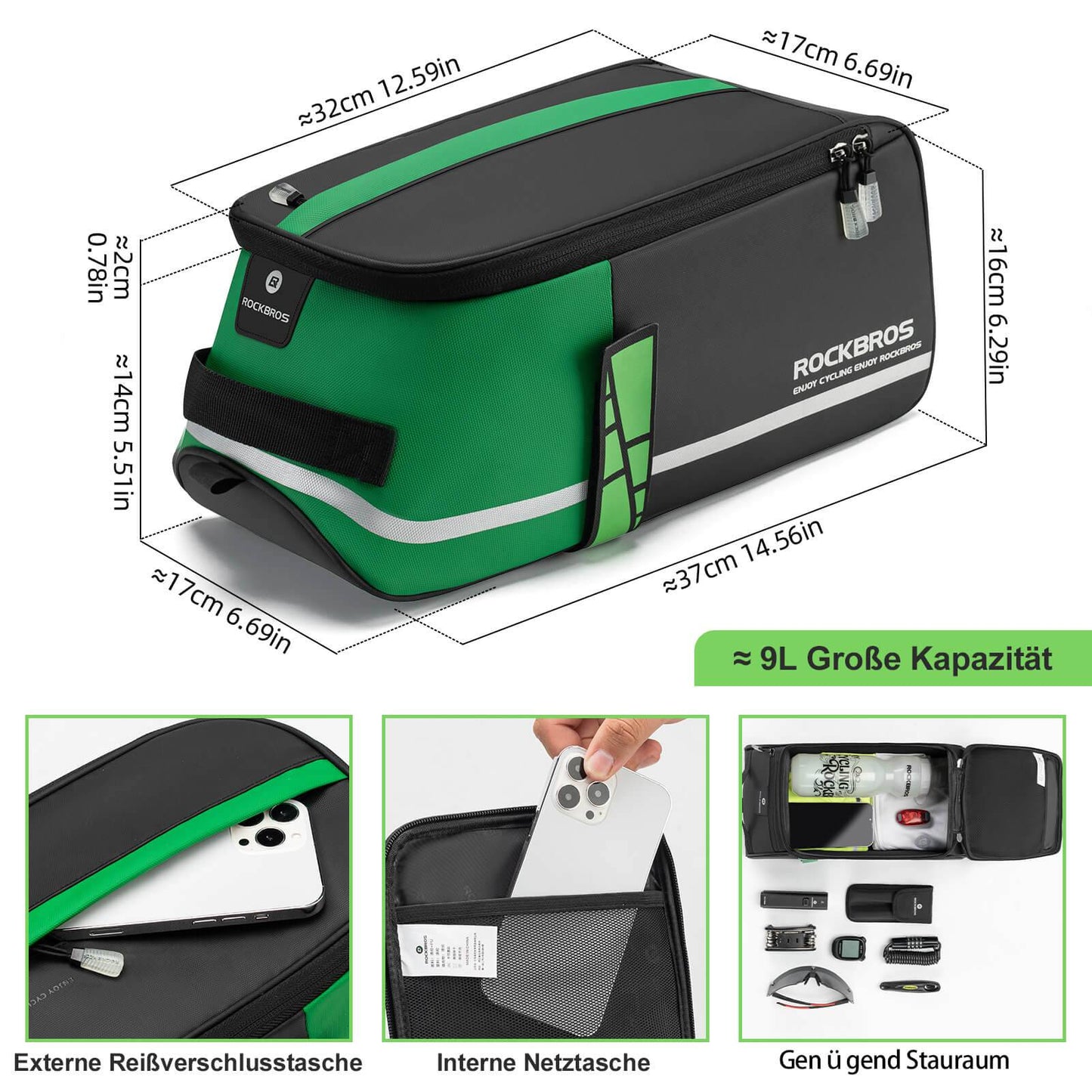 ROCKBROS Wasserdichte Gepäckträgertasche Für Fahrrad