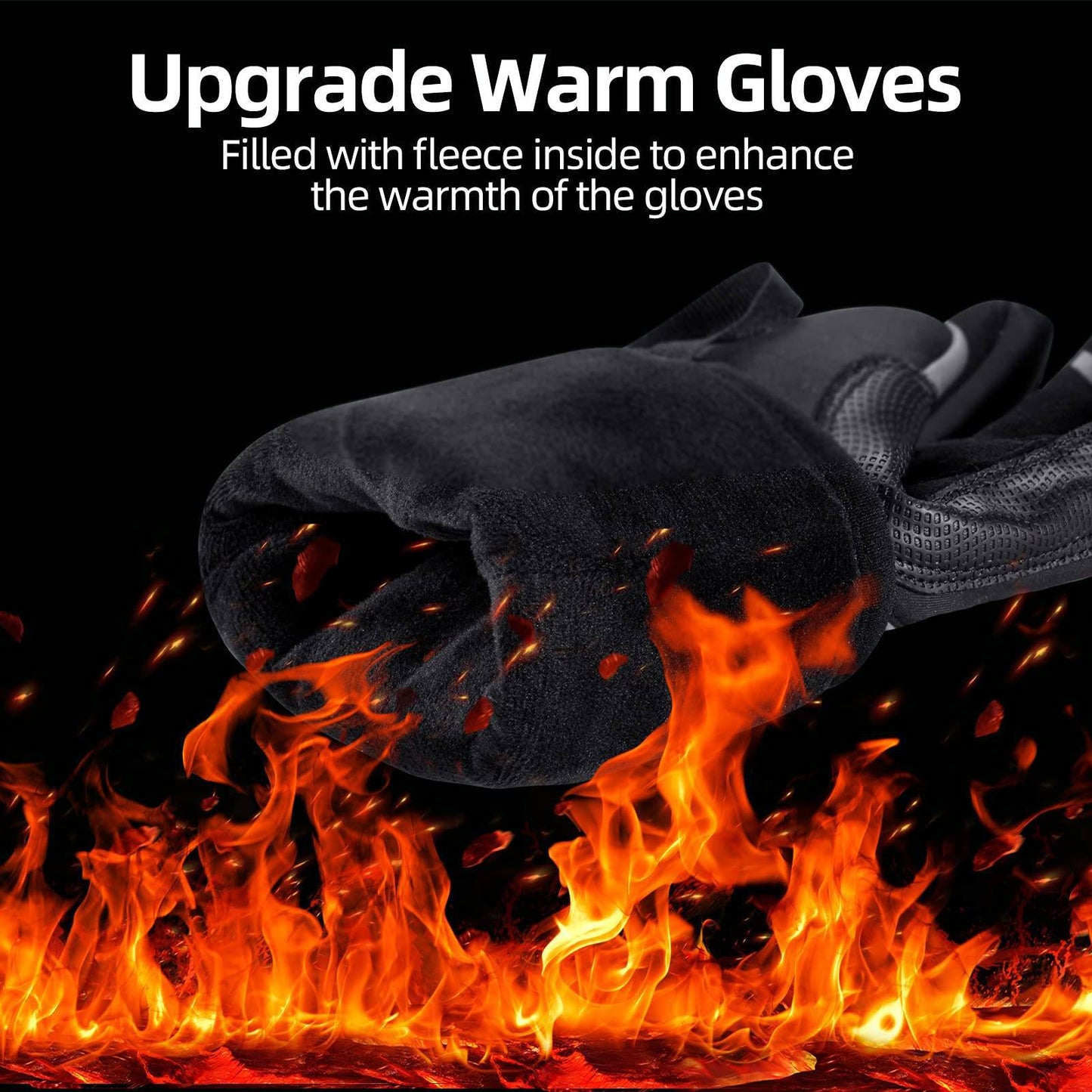 ROCKBROS Winter Skihandschuhe Touchscreen-Design Winddicht Unisex