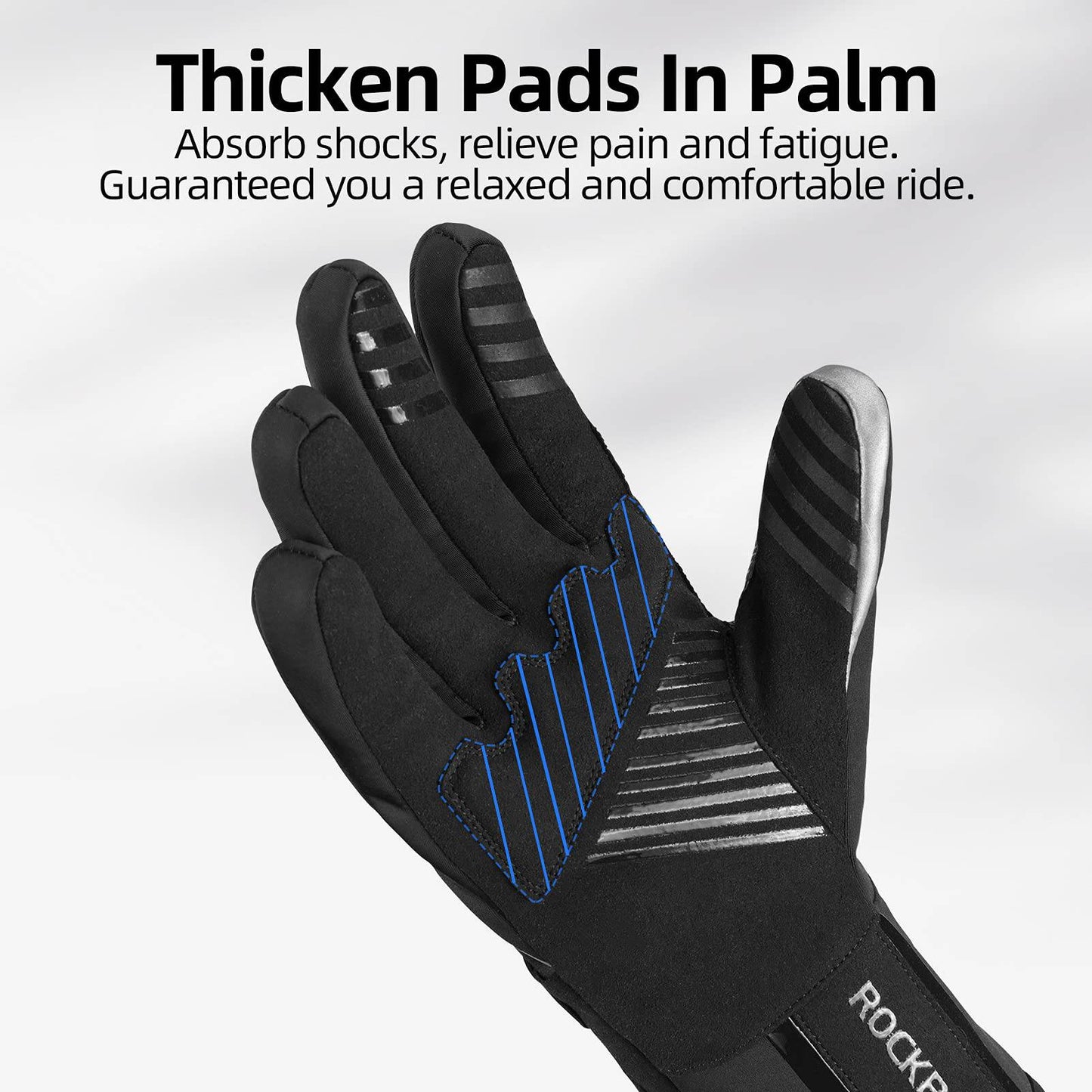 ROCKBROS Winter Skihandschuhe Touchscreen-Design Winddicht Unisex