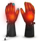 ROCKBROS Winter Skihandschuhe Wiederaufladbare Beheizte Handschuhe Schwarz