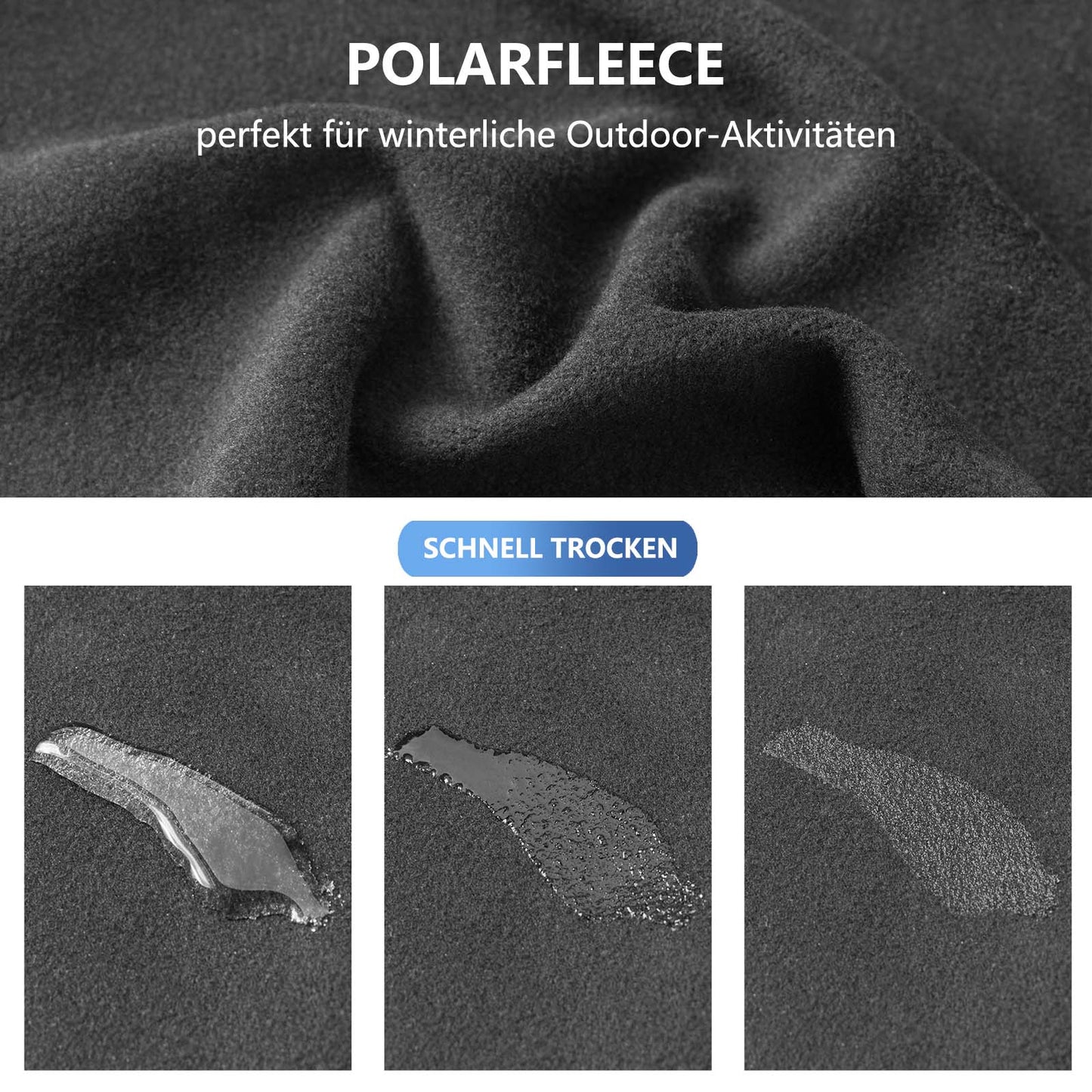 ROCKBROS Zimska Sturmhaube Balaclava Topla Sturmmaske Unisex Crna