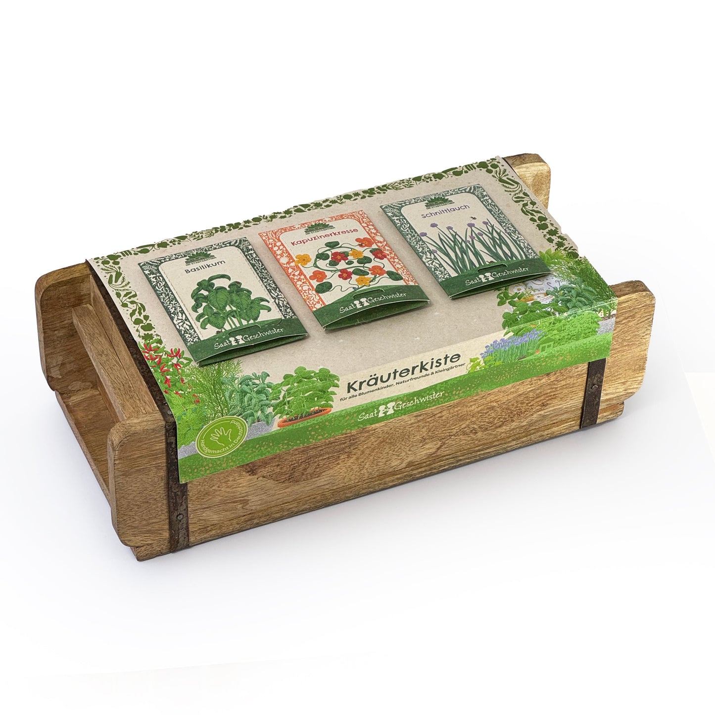 Geschenkset Kräuterkiste mit Ziegelform