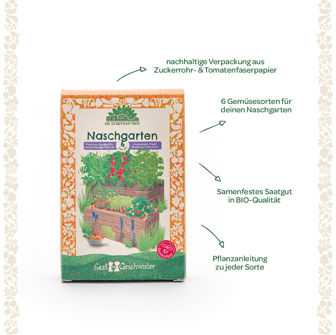 BIO-Saatgut-Set "Naschgarten"