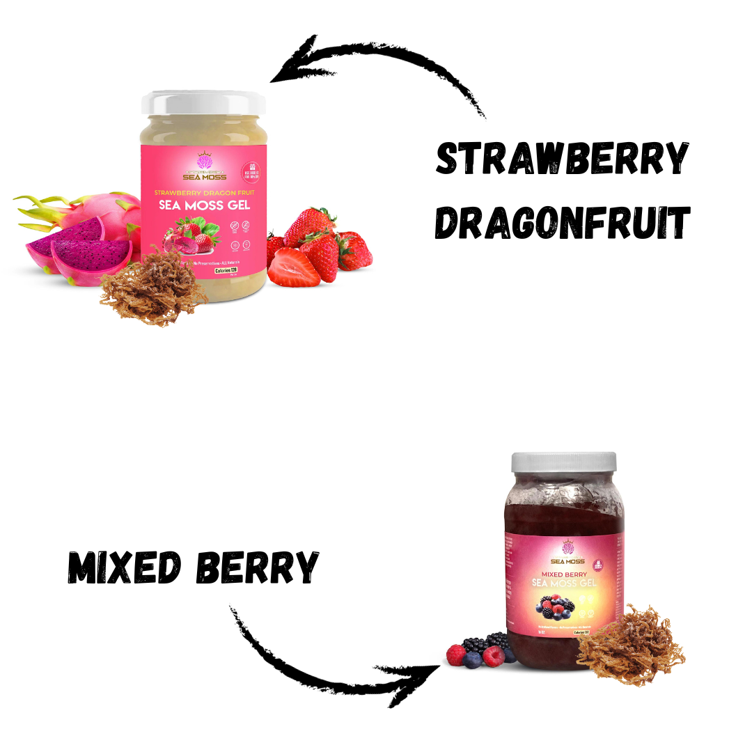 The 2 Sea Moss Gel Flavors Bundle