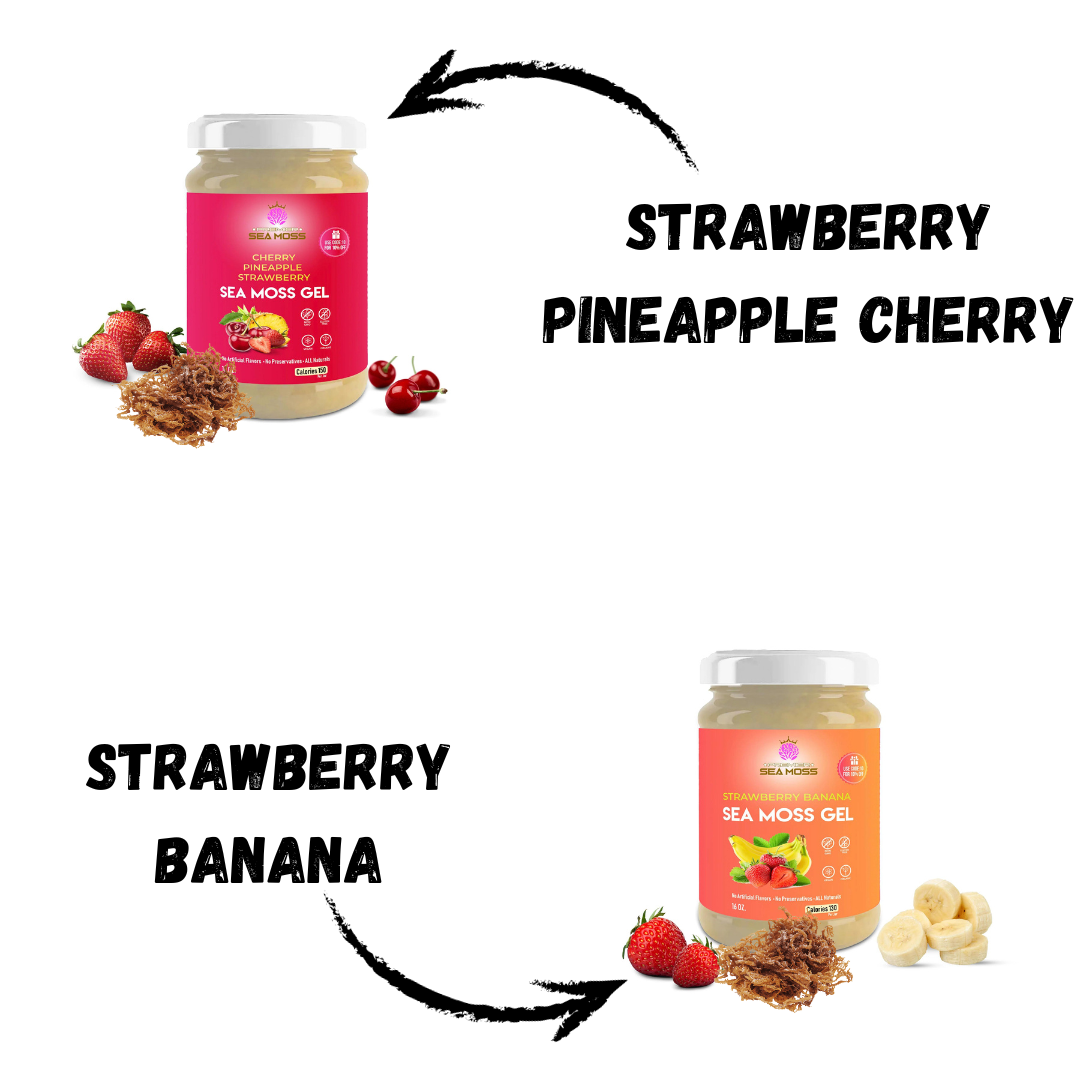 The 2 Sea Moss Gel Flavors Bundle