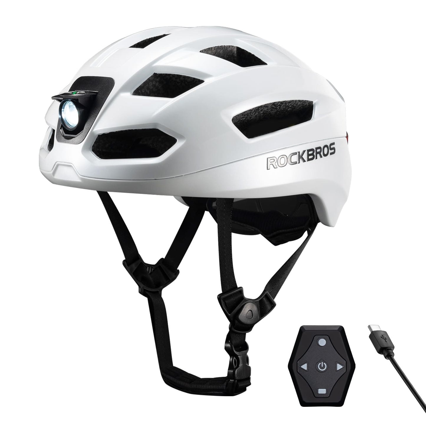 Smart Fahrradhelm mit Licht