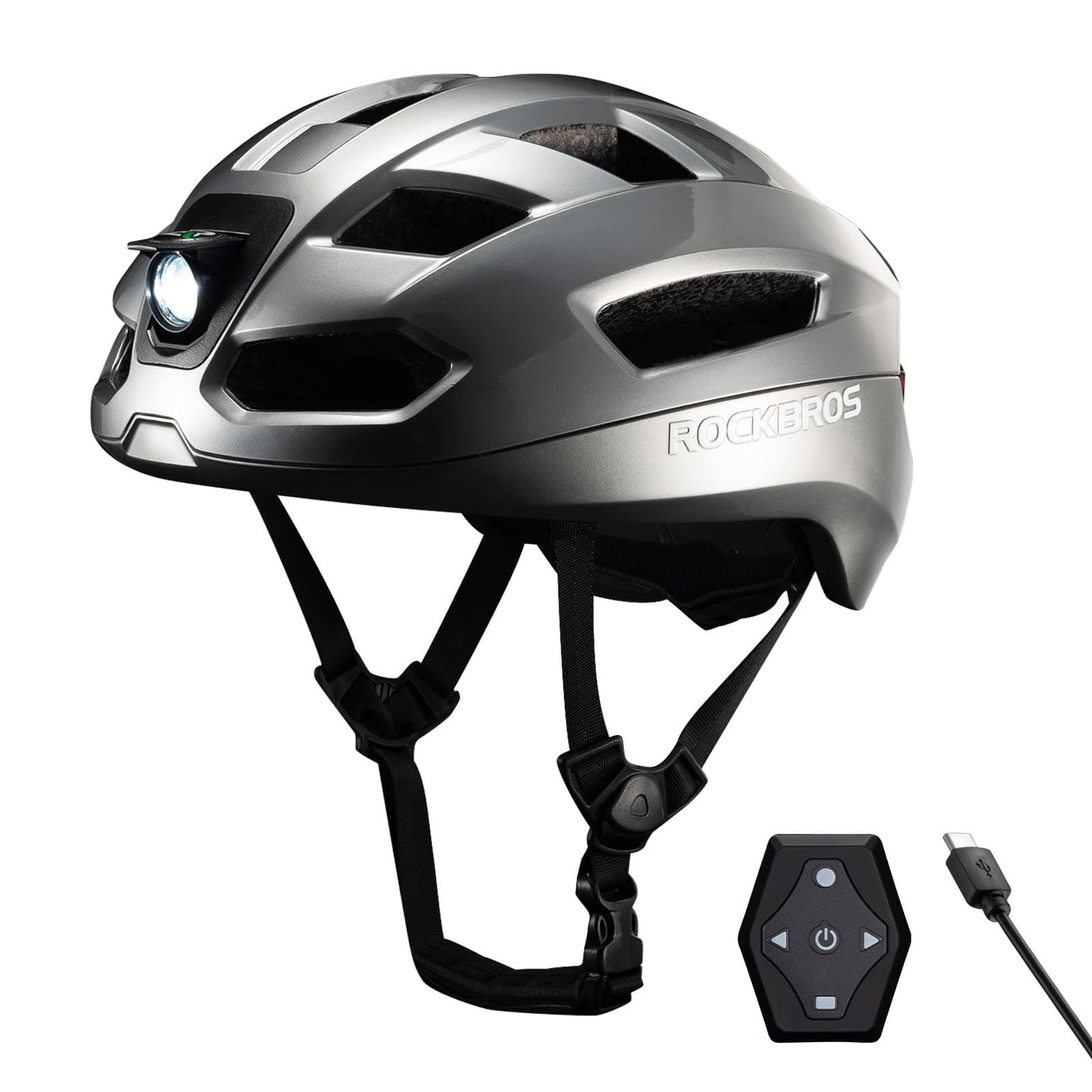 Smart Fahrradhelm mit Licht