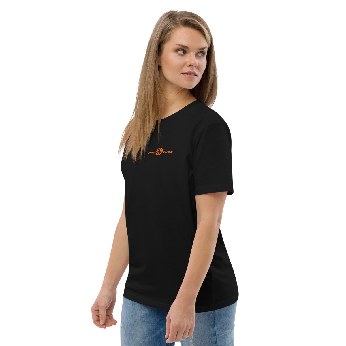 Black Unimother 100% Organic Cotton T-shirt Unisex - Unimother