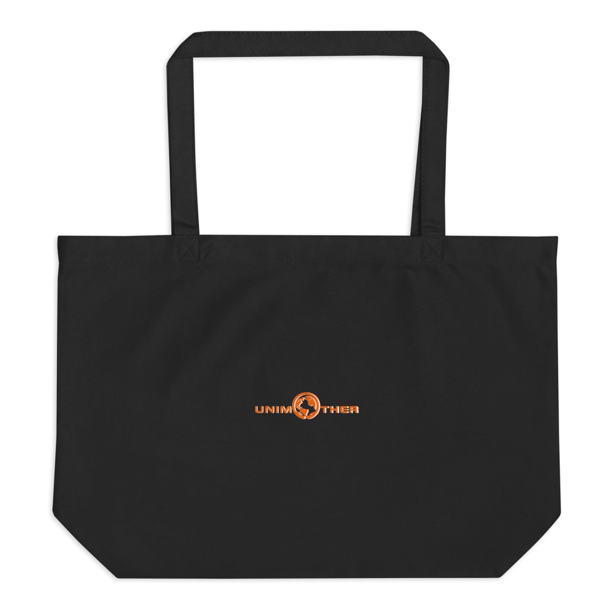 Black Unimother Large 100% Organic Cotton Tote Bag - Unimother