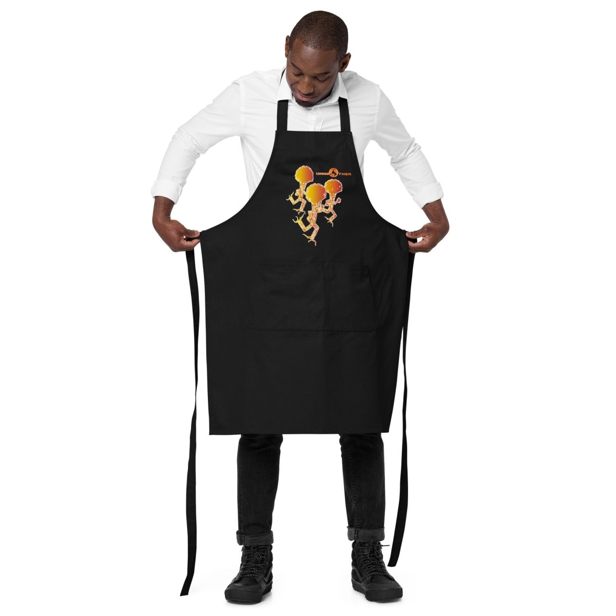 Run Forest 100% Organic Cotton Apron - Unimother