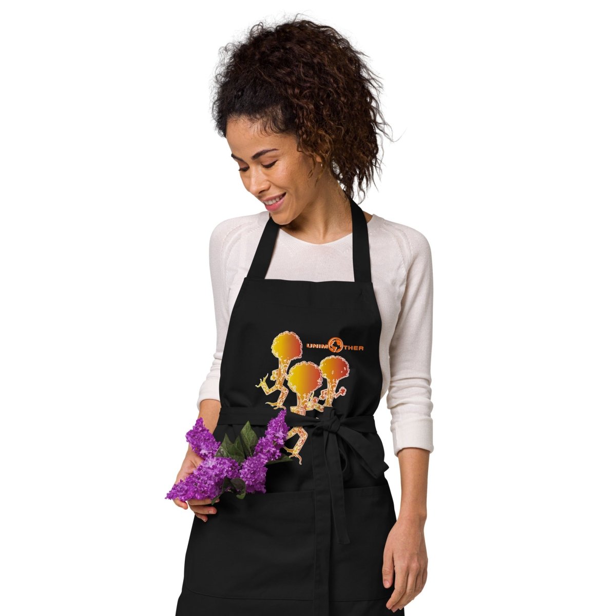 Run Forest 100% Organic Cotton Apron - Unimother