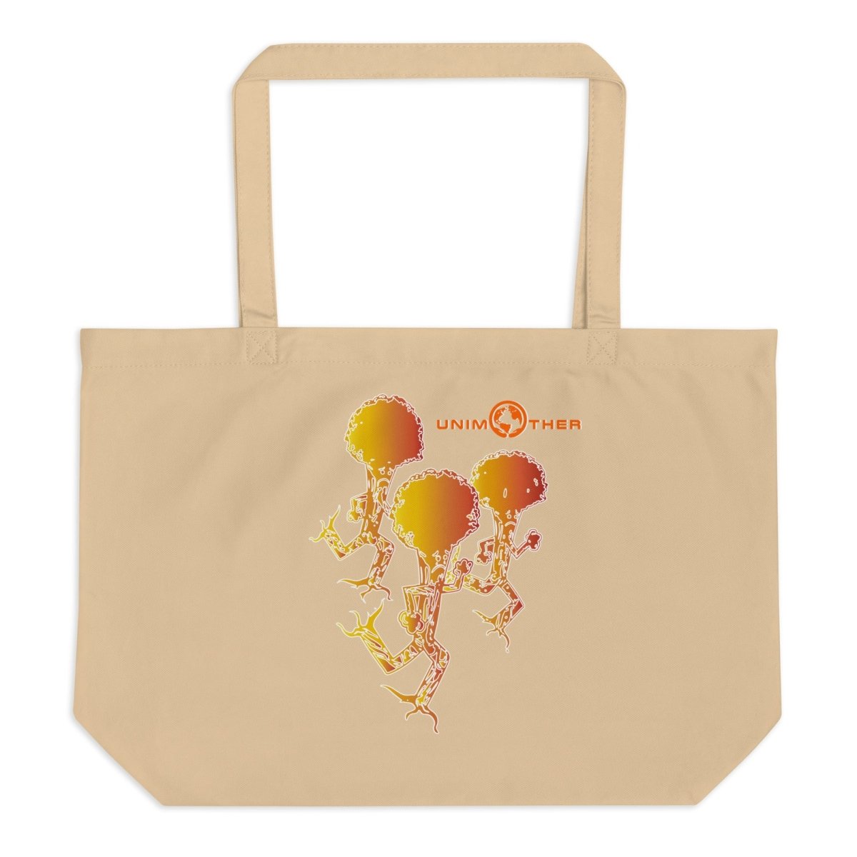 Run Forest Large 100% Organic Cotton Tote Bag - Unimother