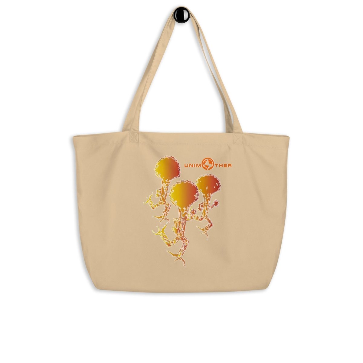 Run Forest Large 100% Organic Cotton Tote Bag - Unimother